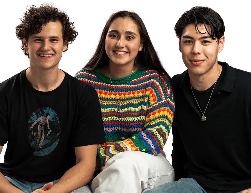 A group of young people gathered at the Rozelle community hub